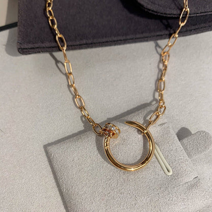 [Amore]JUSTE NECKLACE FULL DIAMONDS