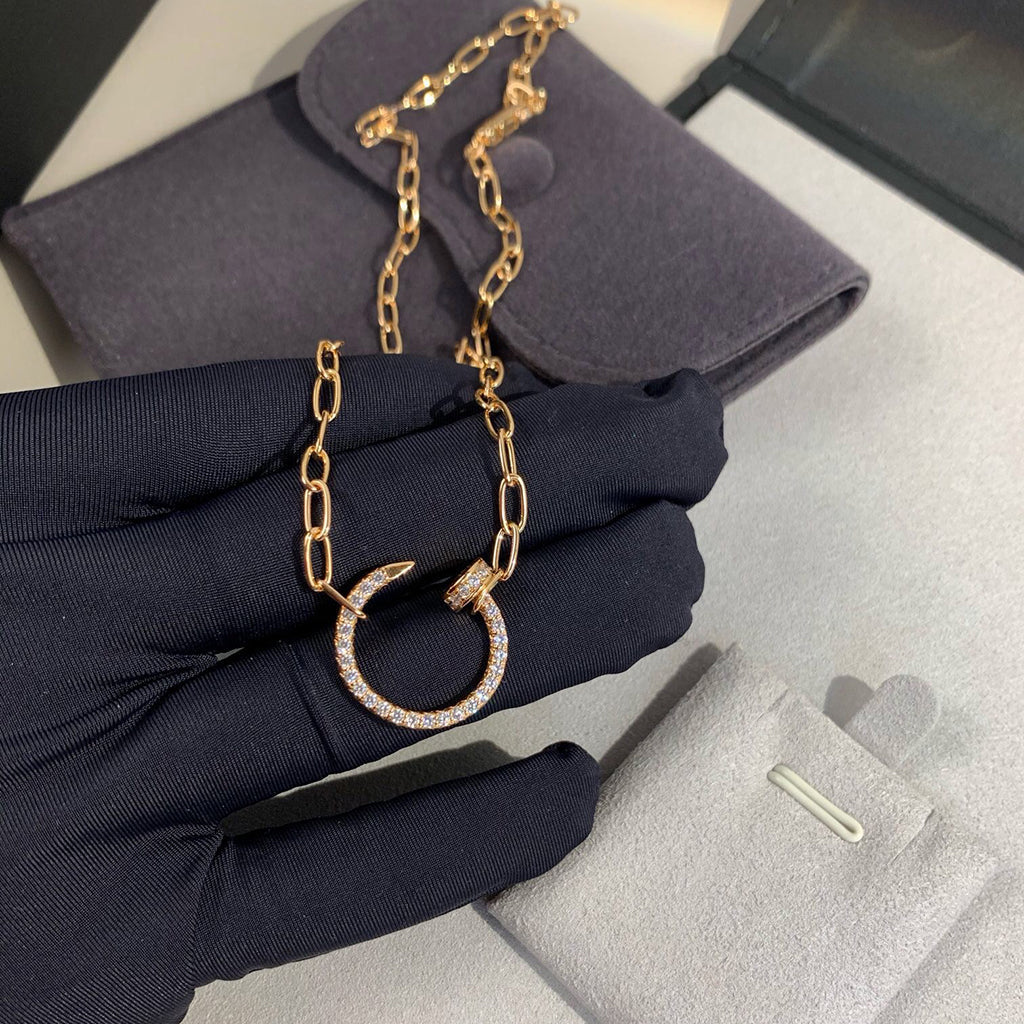 [Amore]JUSTE NECKLACE FULL DIAMONDS