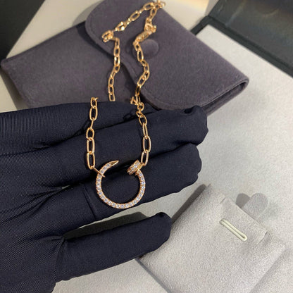 [Amore]JUSTE NECKLACE FULL DIAMONDS