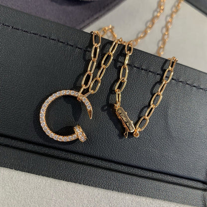 [Amore]JUSTE NECKLACE FULL DIAMONDS