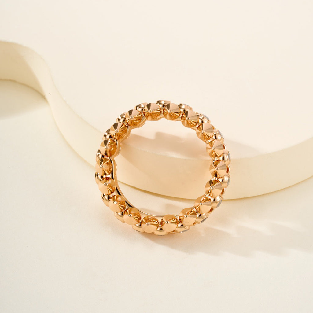[Amore]CLASH 6.8MM DIAMOND MEDIUM RING