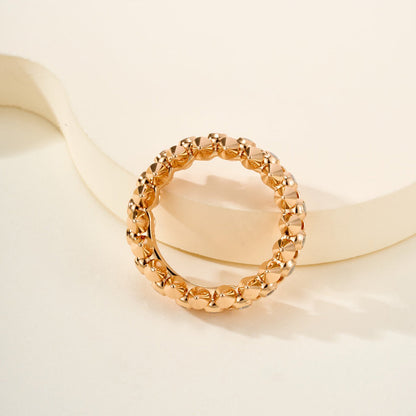 [Amore]CLASH 6.8MM DIAMOND MEDIUM RING