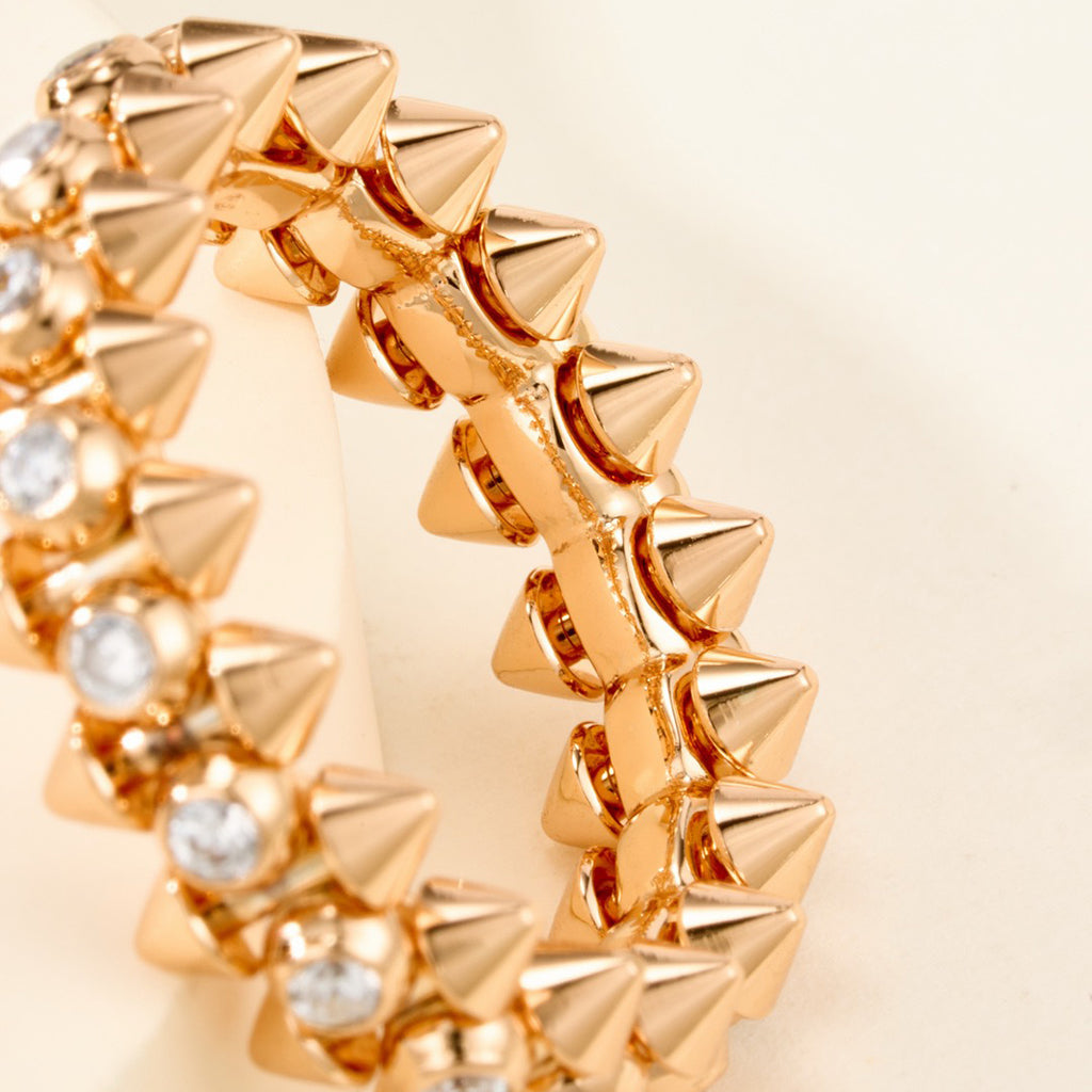 [Amore]CLASH 6.8MM DIAMOND MEDIUM RING