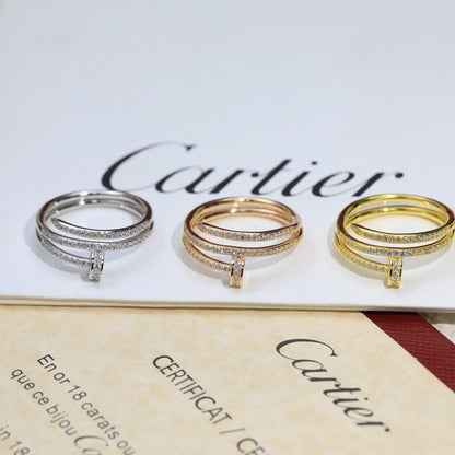 [Amore]JUSTE RING 4.8MM FULL DIAMOND