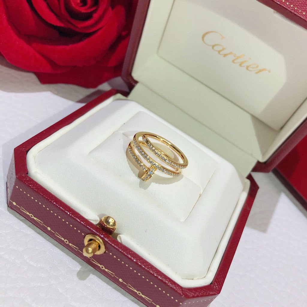 [Amore]JUSTE RING 4.8MM FULL DIAMOND