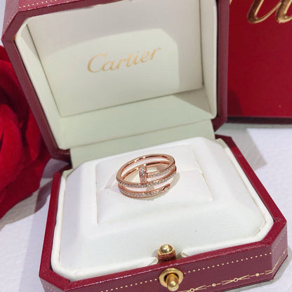 [Amore]JUSTE RING 4.8MM FULL DIAMOND