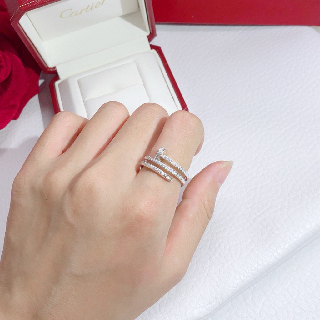 [Amore]JUSTE RING 4.8MM FULL DIAMOND