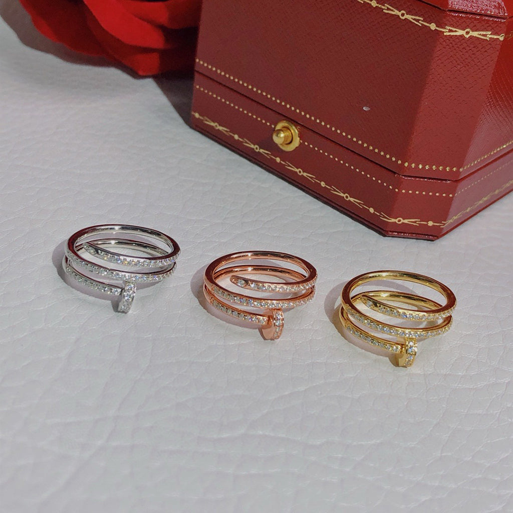[Amore]JUSTE RING 4.8MM FULL DIAMOND