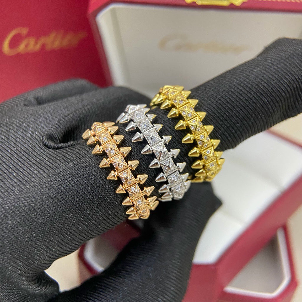 [Amore]CLASH 6.4MM SMALL FULL DIAMOND RING