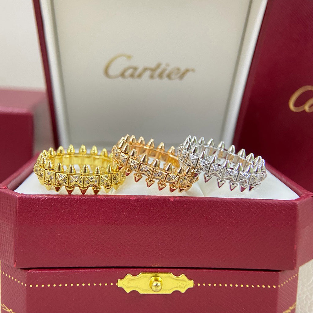 [Amore]CLASH 6.4MM SMALL FULL DIAMOND RING