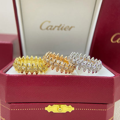 [Amore]CLASH 6.4MM SMALL FULL DIAMOND RING