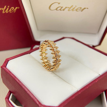 [Amore]CLASH 6.4MM SMALL FULL DIAMOND RING