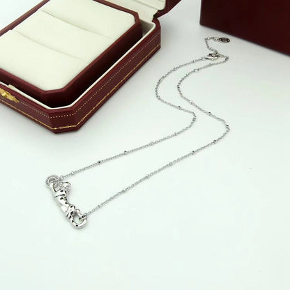 [Amore]PANTHERE FULL DIAMOND NECKLACE