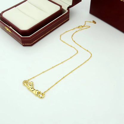 [Amore]PANTHERE FULL DIAMOND NECKLACE