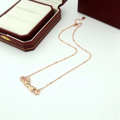 [Amore]PANTHERE FULL DIAMOND NECKLACE