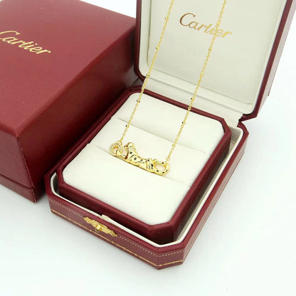 [Amore]PANTHERE FULL DIAMOND NECKLACE