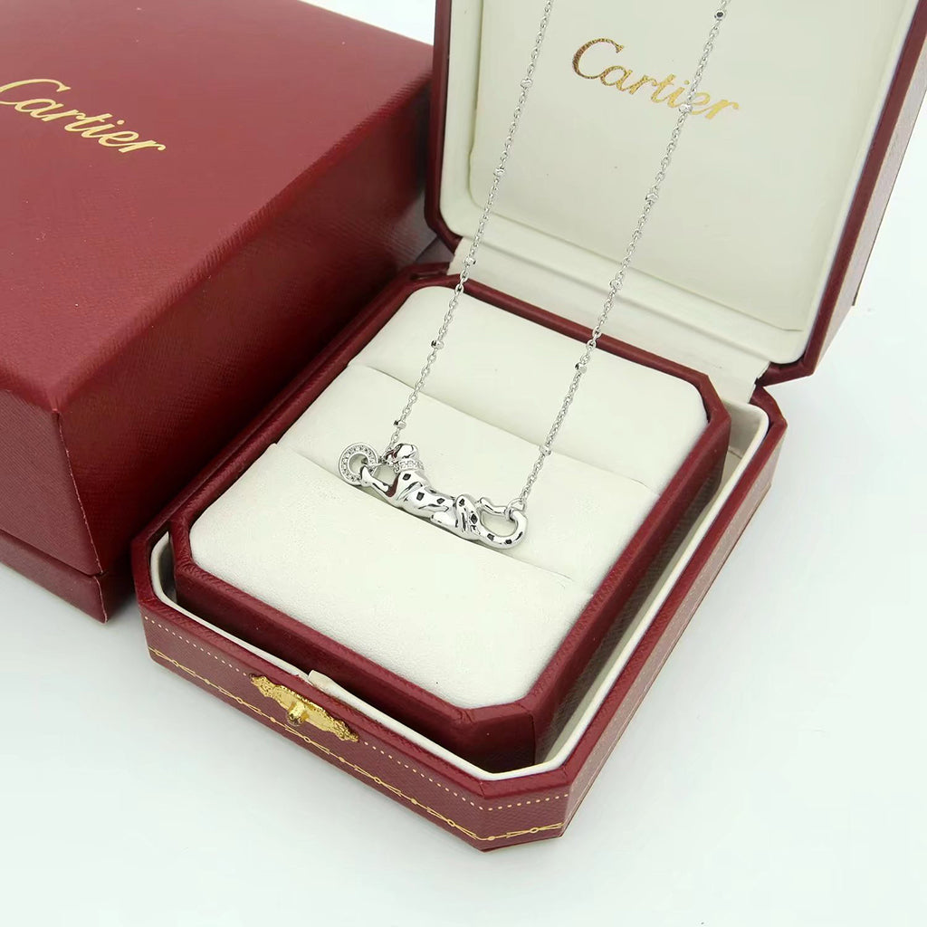 [Amore]PANTHERE FULL DIAMOND NECKLACE
