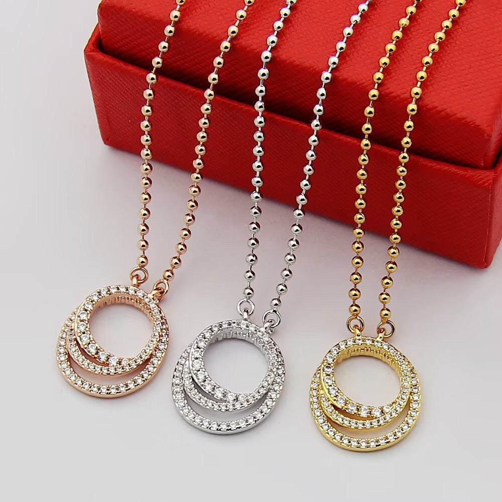 [Amore]ETINCELLE  FULL DIAMOND NECKLACE