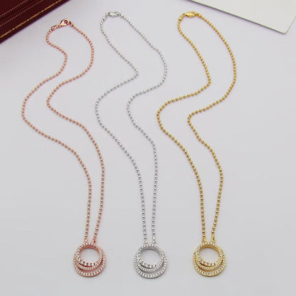 [Amore]ETINCELLE  FULL DIAMOND NECKLACE