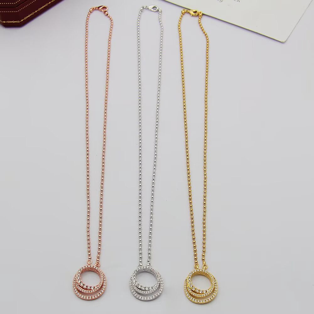 [Amore]ETINCELLE  FULL DIAMOND NECKLACE
