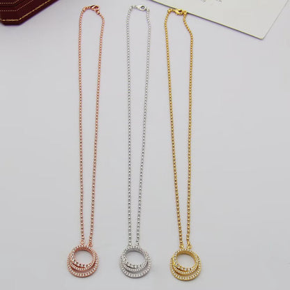 [Amore]ETINCELLE  FULL DIAMOND NECKLACE
