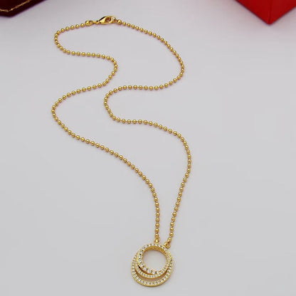 [Amore]ETINCELLE  FULL DIAMOND NECKLACE