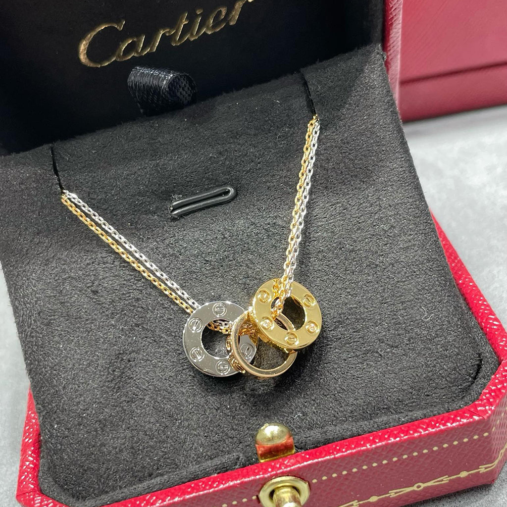 [Amore]LOVE 6 DIAMOND PENDANT NECKLACE