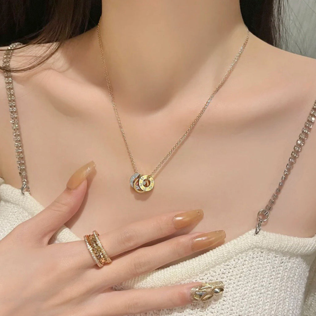 [Amore]LOVE 6 DIAMOND PENDANT NECKLACE