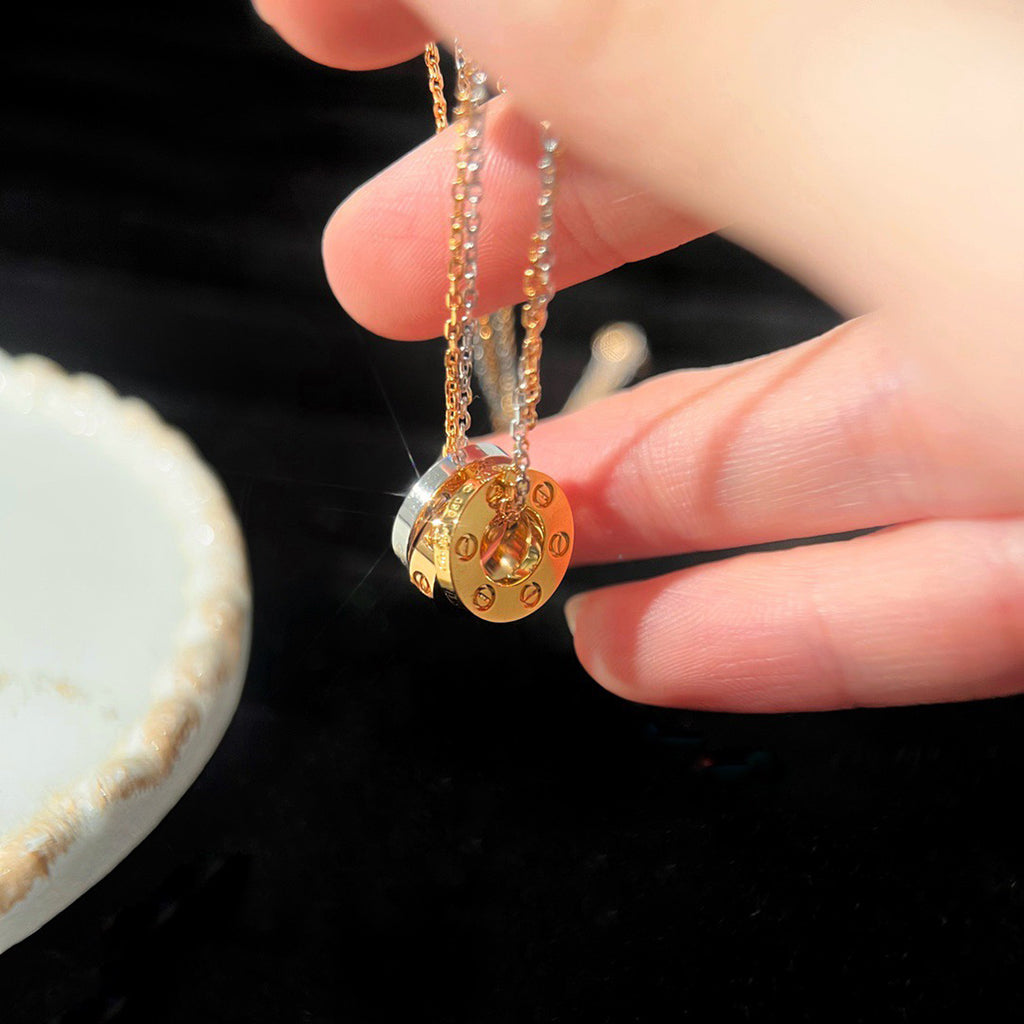 [Amore]LOVE 6 DIAMOND PENDANT NECKLACE