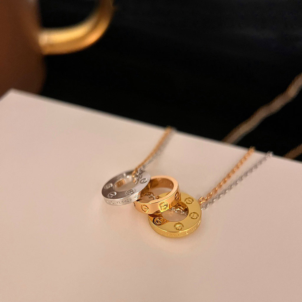 [Amore]LOVE 6 DIAMOND PENDANT NECKLACE