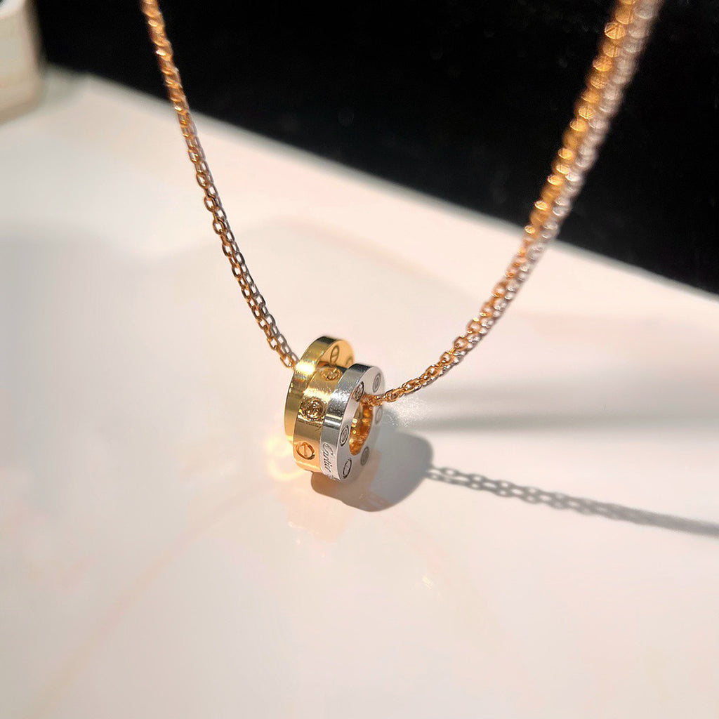 [Amore]LOVE 6 DIAMOND PENDANT NECKLACE