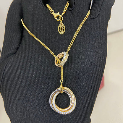 [Amore]TRINITY DIAMONDS NECKLACE