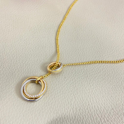 [Amore]TRINITY DIAMONDS NECKLACE