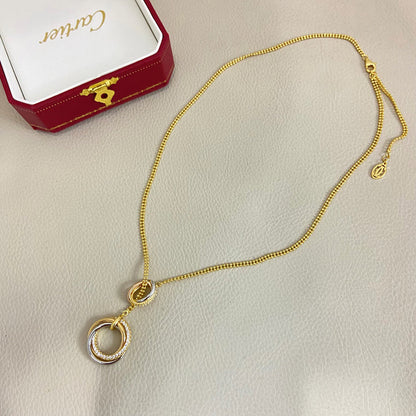 [Amore]TRINITY DIAMONDS NECKLACE