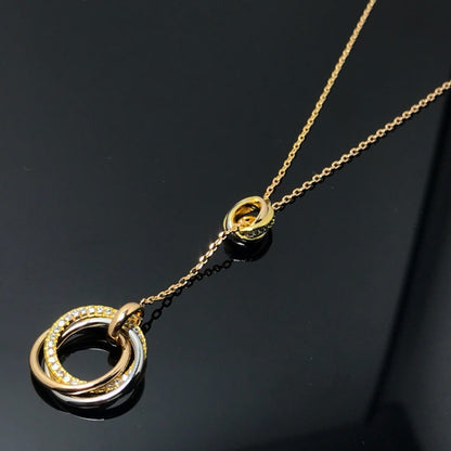 [Amore]TRINITY DIAMONDS NECKLACE
