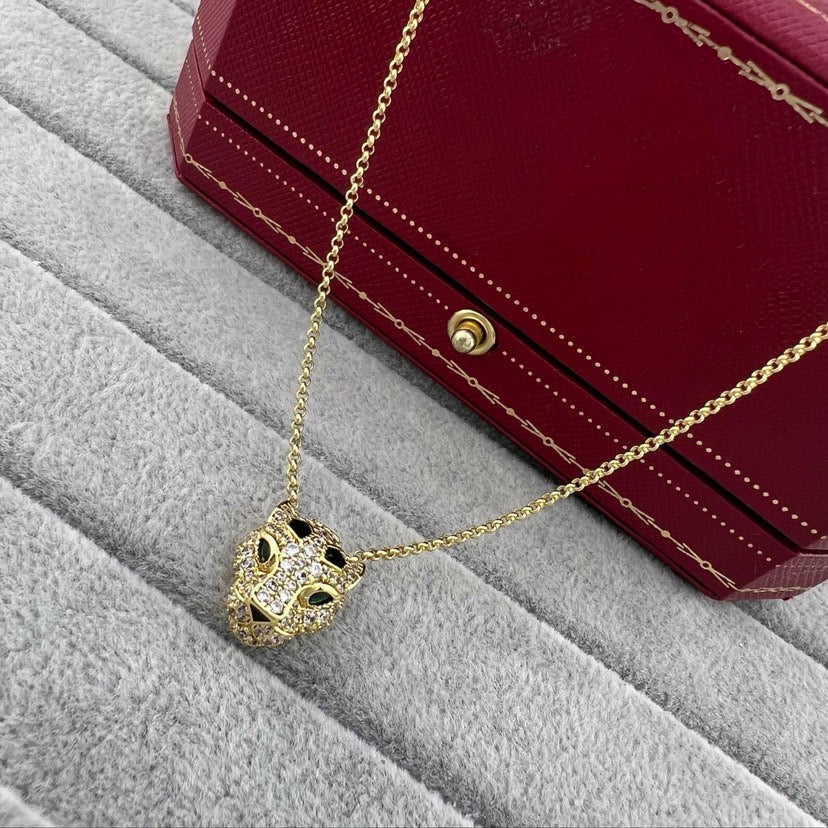 [Amore]PANTHERE FULL DIAMOND NECKLACE