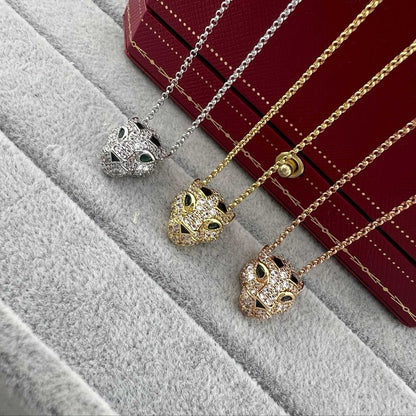 [Amore]PANTHERE FULL DIAMOND NECKLACE