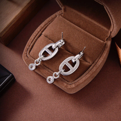 [Amore]HM CHAINE DIAMOND EARRINGS