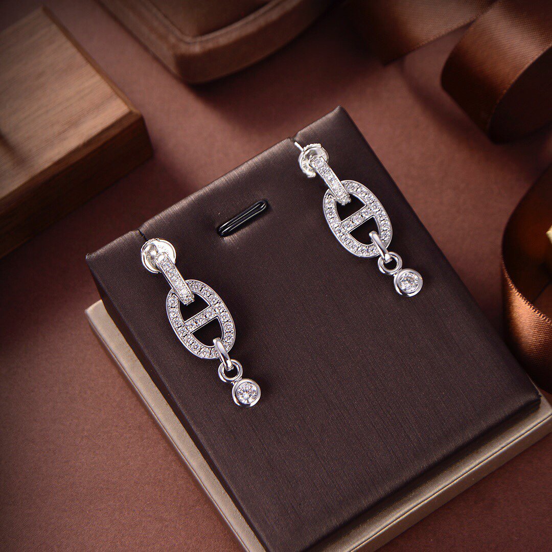 [Amore]HM CHAINE DIAMOND EARRINGS