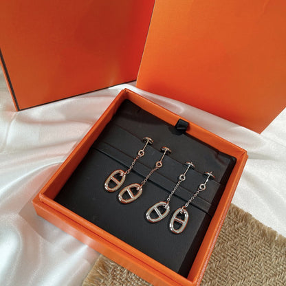 [Amore]CHAINE TASSEL EARRINGS