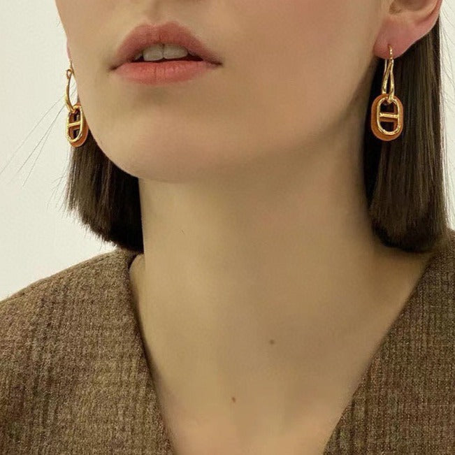 [Amore]HM O'MAILLON GOLD EARRINGS