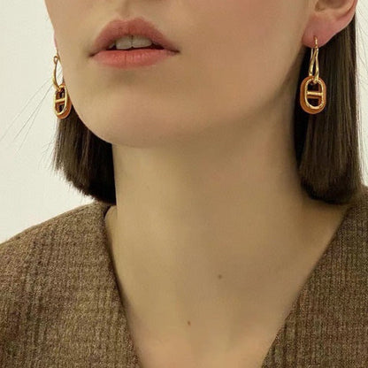 [Amore]HM O'MAILLON GOLD EARRINGS