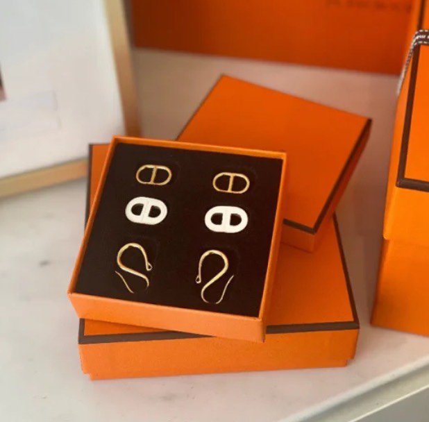 [Amore]HM O'MAILLON GOLD EARRINGS