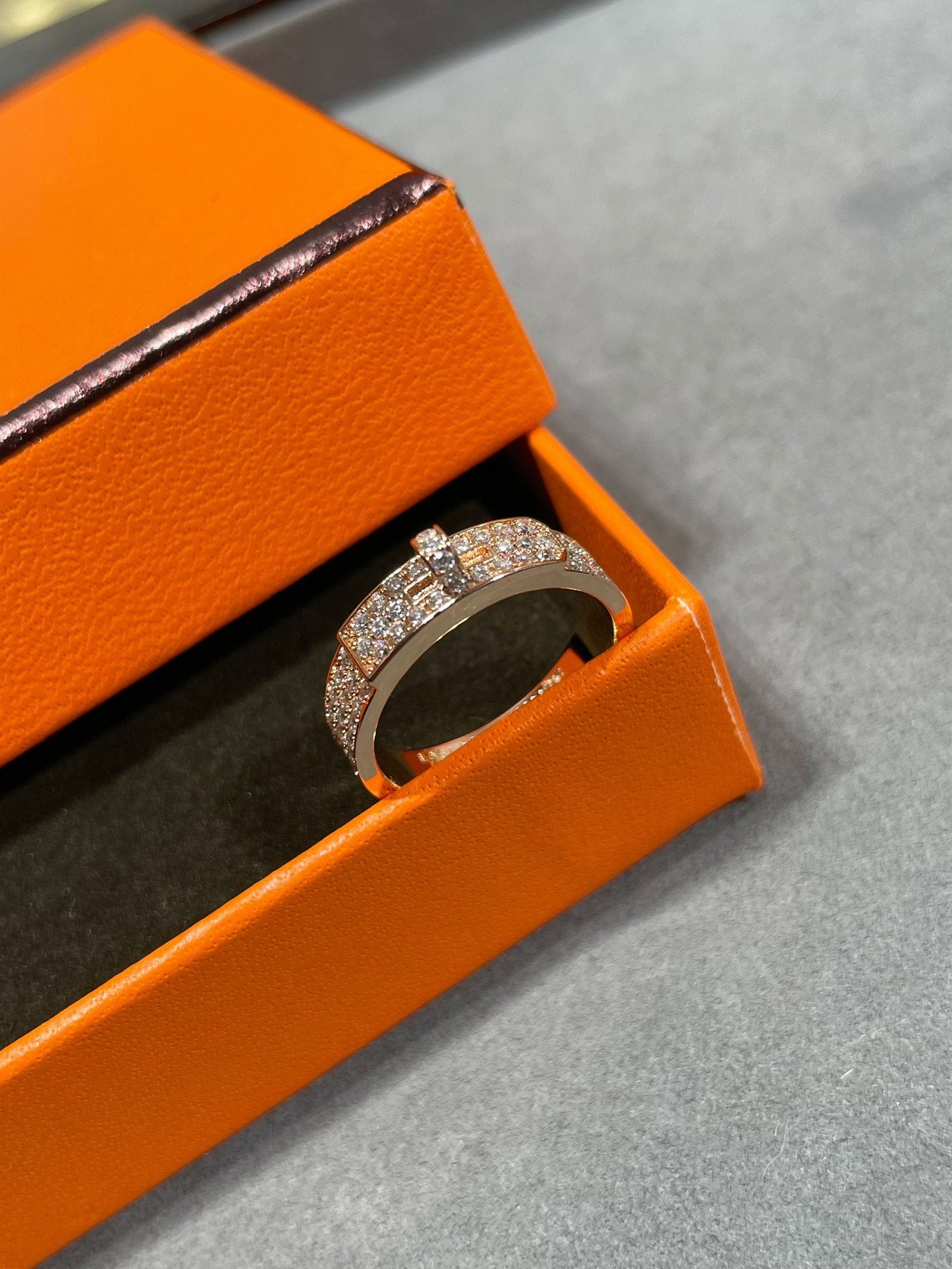 [Amore]KELLY PINK GOLD DIAMOND RING