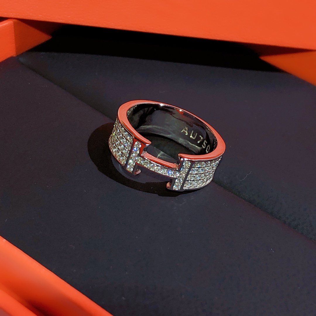 [Amore]H RING FULL DIAMOND