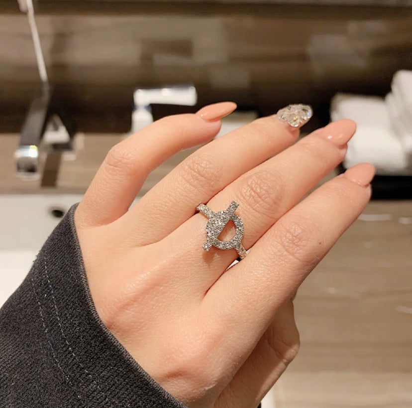 [Amore]ECHAPPEE RING SILVER DIAMOND