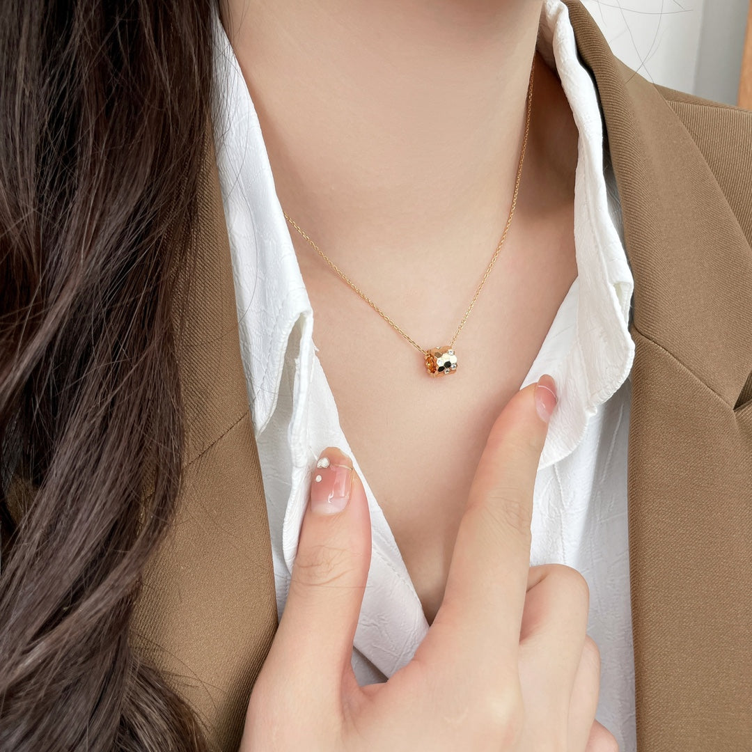 [Amore]BEE MINI PEDANT DIAMOND NECKLACE