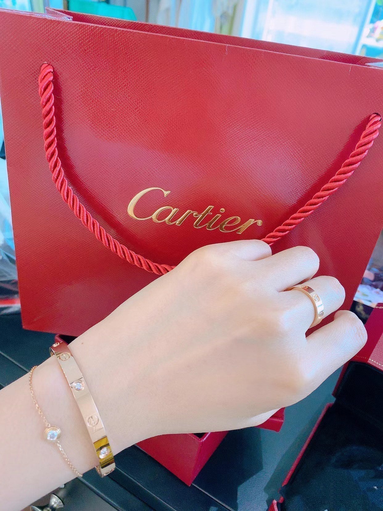 [Amore]DAMOUR DIAMOND LINK BRACELET