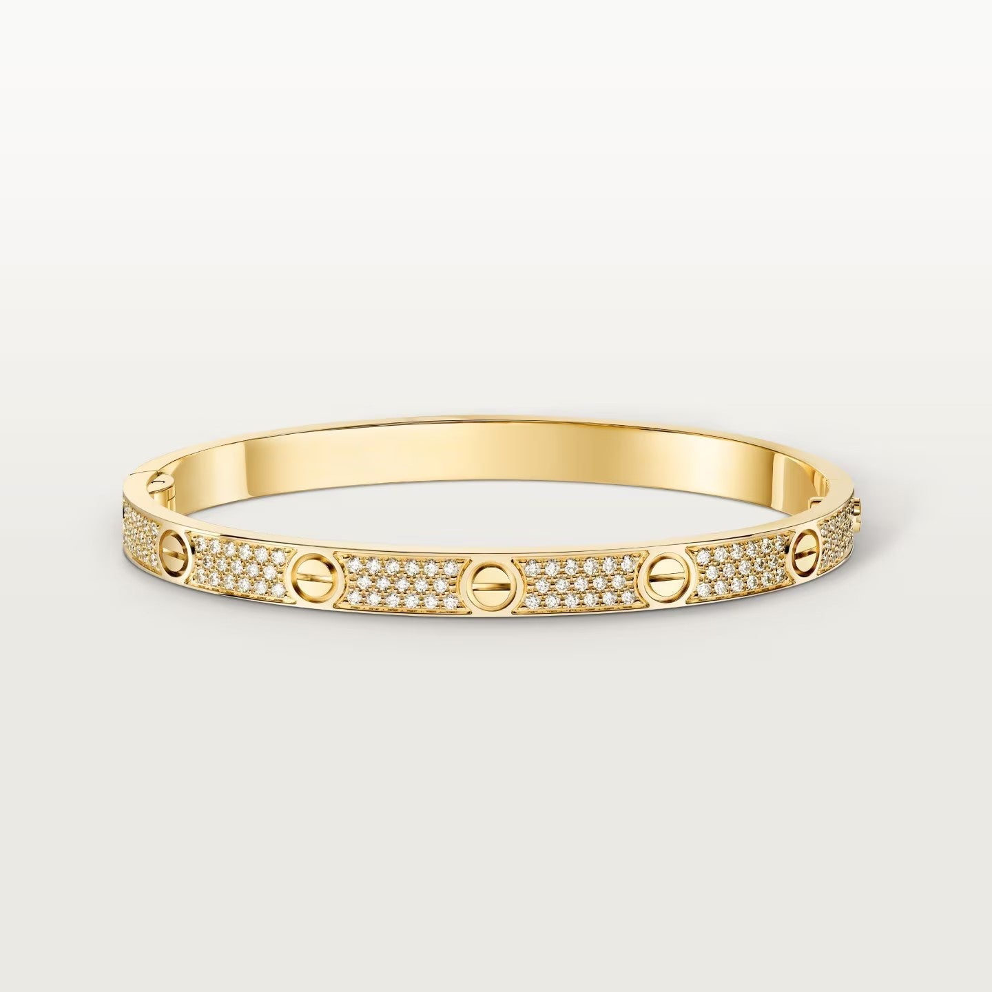 [Amore]LOVE BRACELET 4.8MM DIAMOND-PAVED