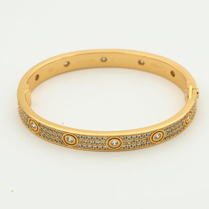 [Amore]LOVE BRACELET 6.1MM DIAMOND-PAVED 10 BIG DIAMONDS